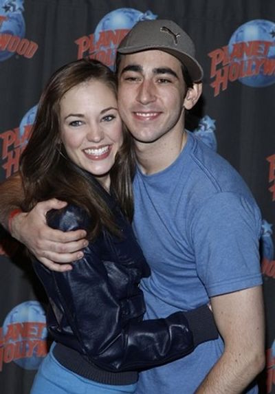 Laura Osnes and Max Crumm 
 Photo