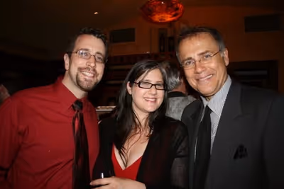 Max Evjen , Megan K. Halpern, and Mark Pinter Photo