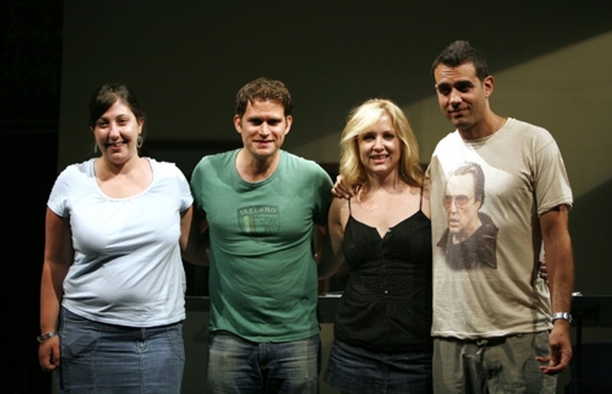 Ashlie Atkinson, Steven Pasquale,Jessica Capshaw, and at 