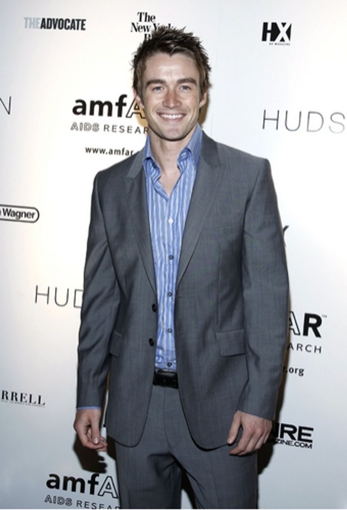 Robert Buckley at amfAR and Broadway Stars Honor Jerry Mitchell