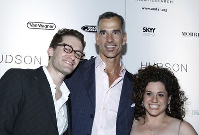 Matthew Morrison, Jerry Mitchell and Marissa Jaret Winokur Photo