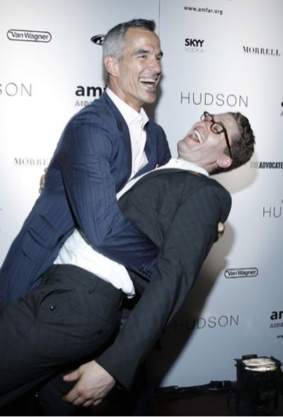 Jerry Mitchell and Matthew Morrison
 Photo