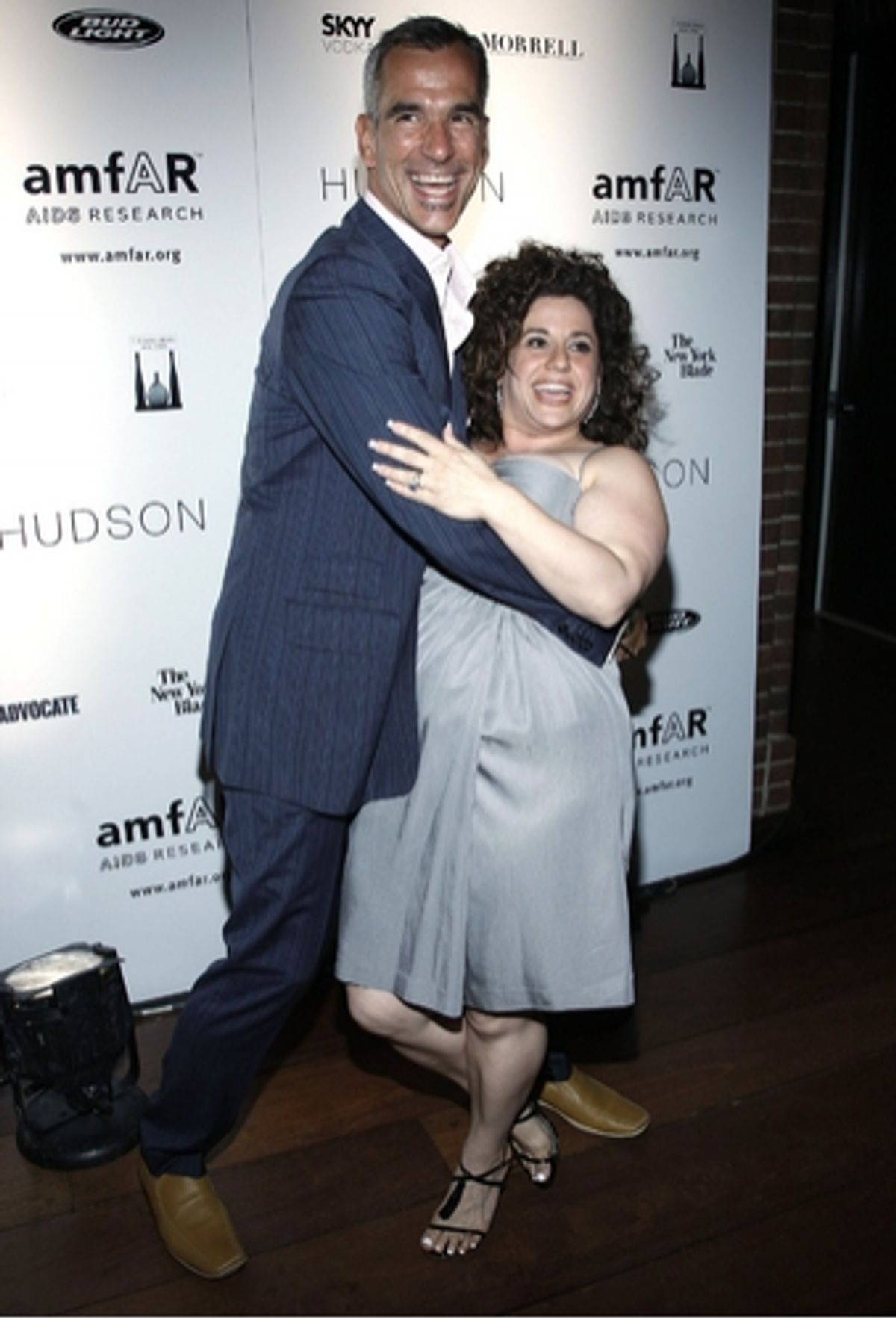 Jerry Mitchell and Marissa Jaret Winokur
 at 