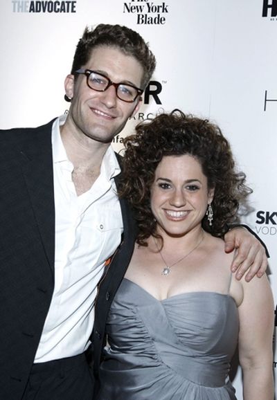 Matthew Morrison and Marissa Jaret Winokur
 Photo