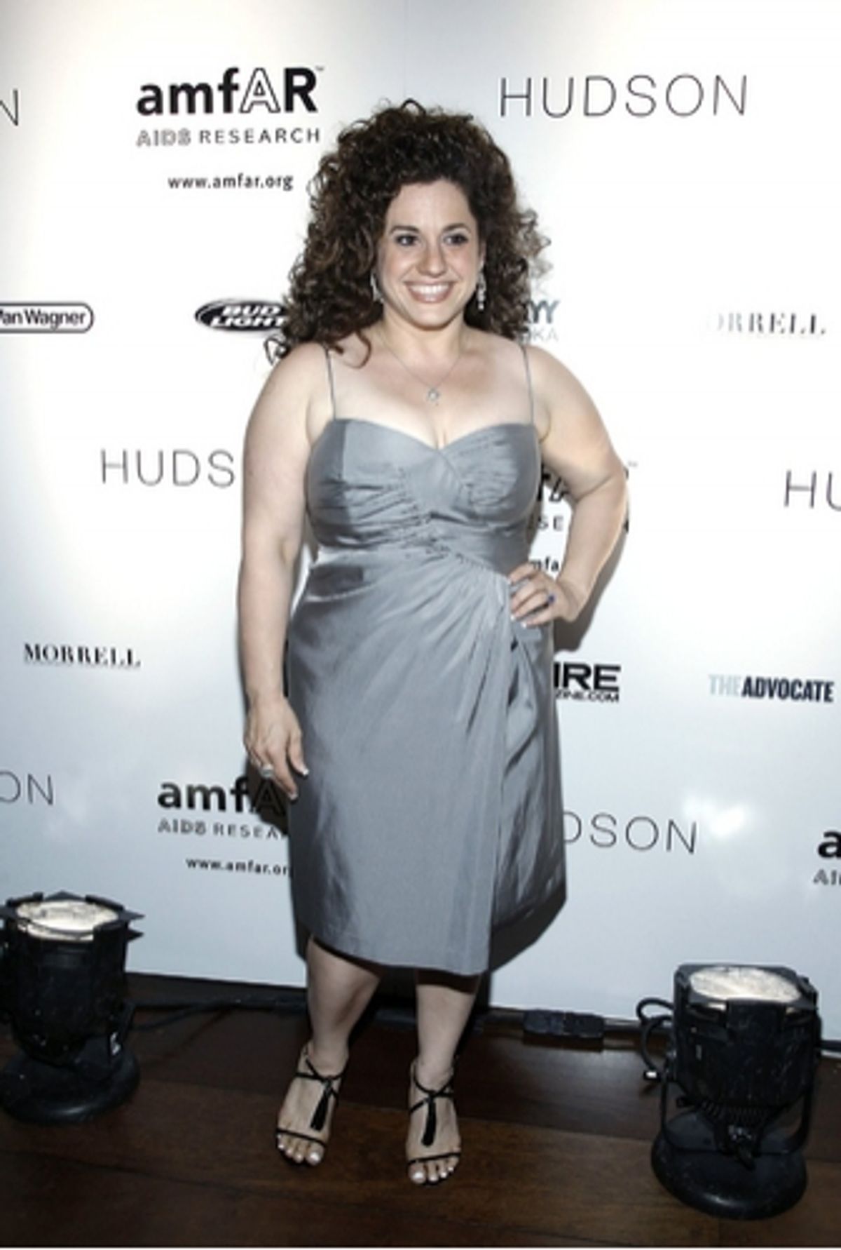 ABC's Dancing with the Stars Co-Chair Marissa Jaret Winokur (Hairspray) at amfAR and Broadway Stars Honor Jerry Mitchell