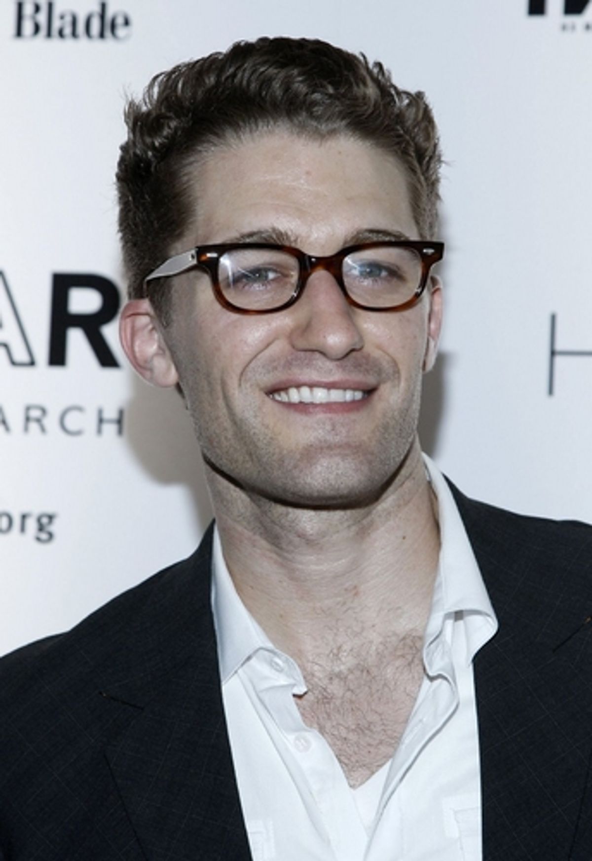 Matthew Morrison at amfAR and Broadway Stars Honor Jerry Mitchell