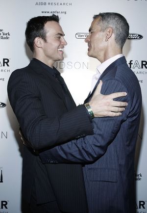Cheyenne Jackson and Jerry Mitchell
 Photo