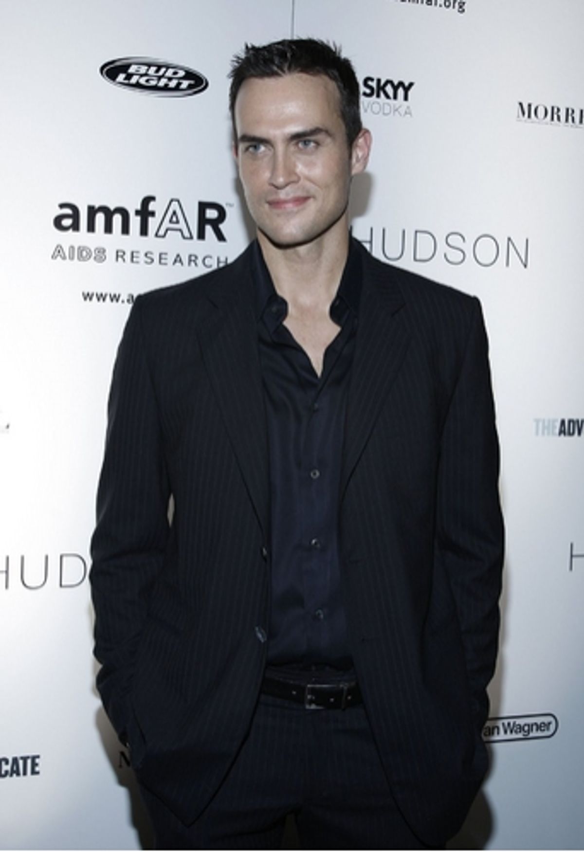 Cheyenne Jackson at amfAR and Broadway Stars Honor Jerry Mitchell