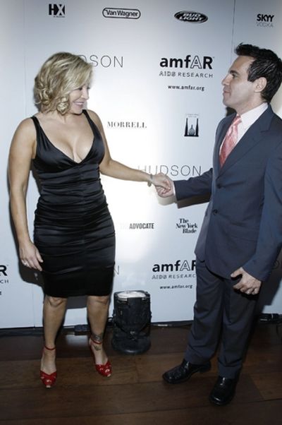 Taylor Dayne and Mario Cantone
 Photo