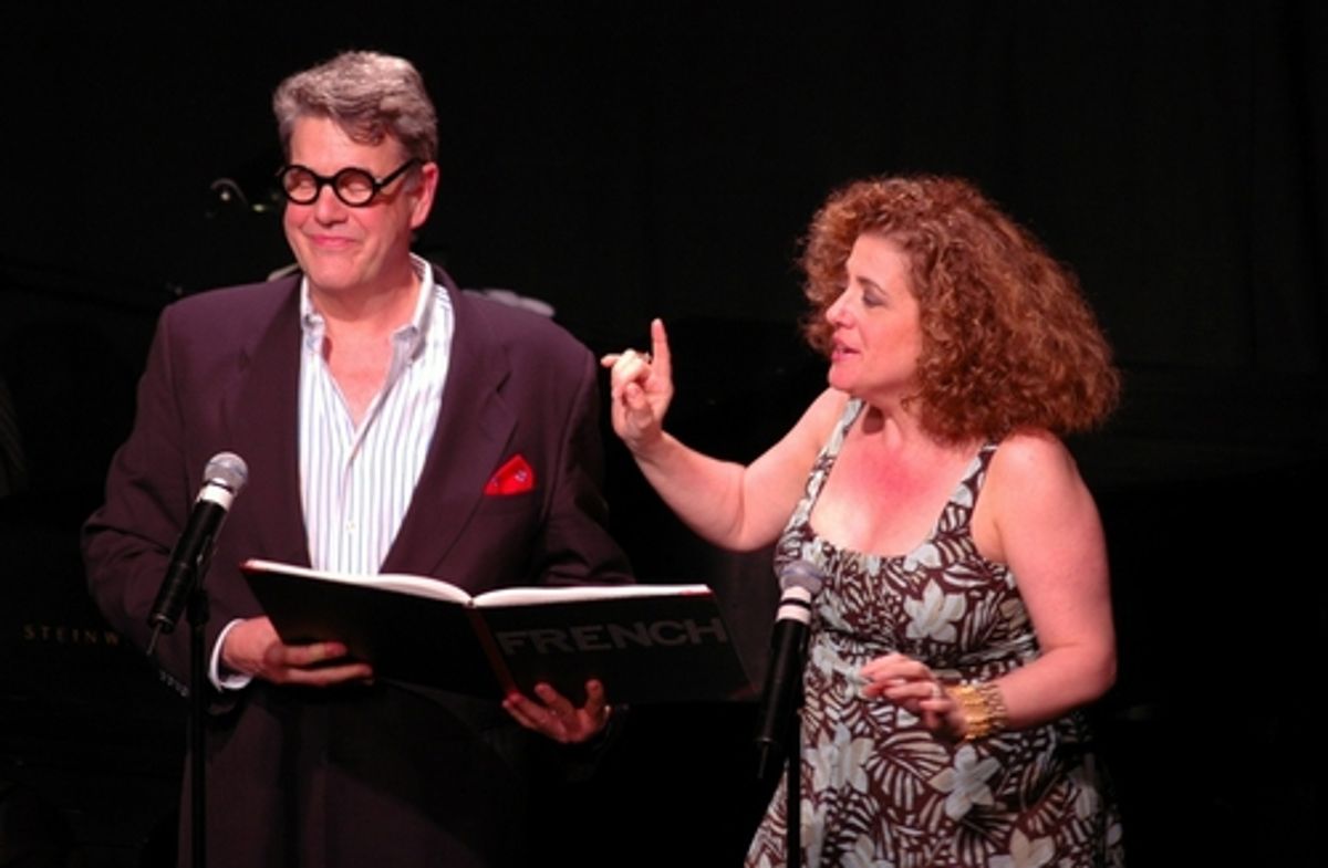Jonathan Freeman and Mary Testa singing 'The French Lesson' at Comden & Green's New York!
