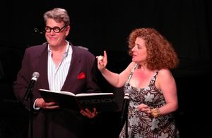 Jonathan Freeman and Mary Testa singing "The French Lesson" Photo