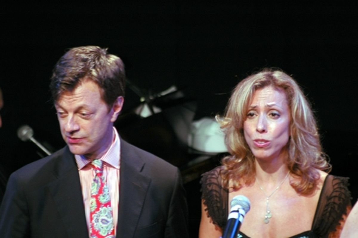 Jim Caruso and Amanda Green bring the cast on for the final song 'Some Other Time' at 