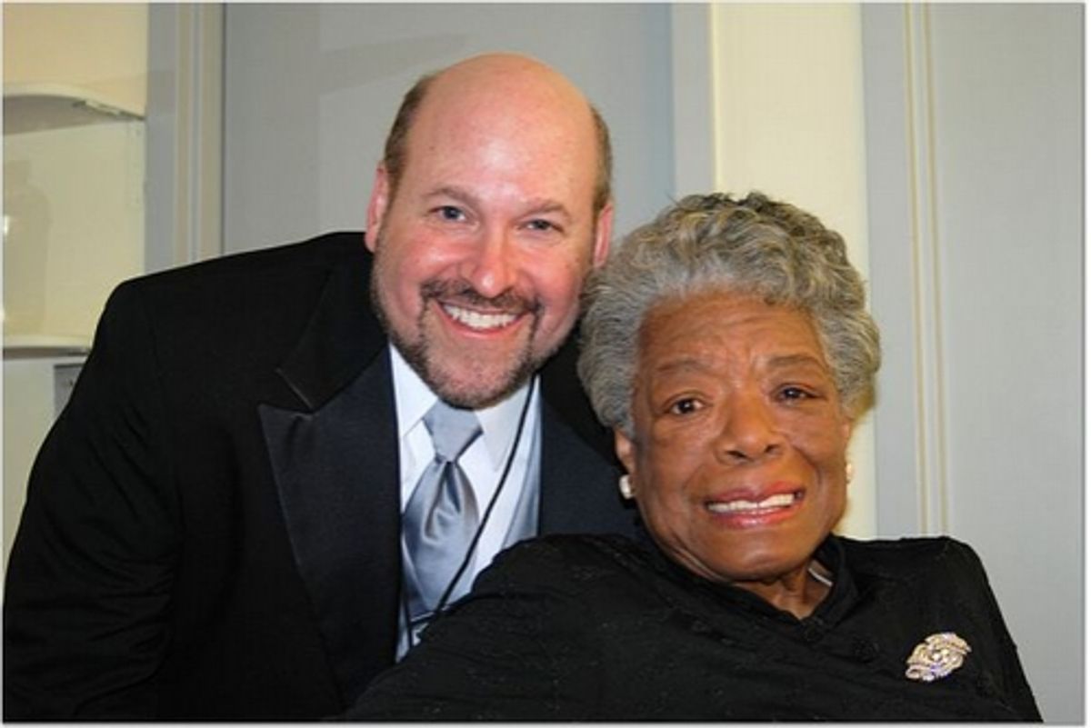 Frank Wildhorn and Dr. Maya Angelou  at 