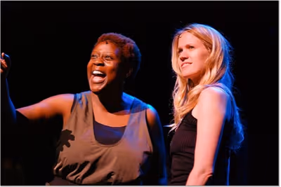 Capathia Jenkins and Lauren Kennedy
 Photo