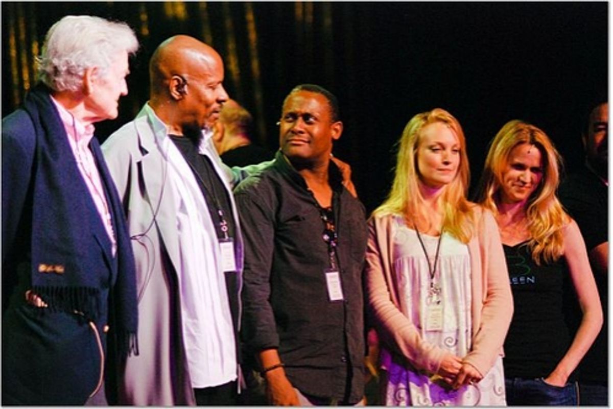 Hal Holbrook, Avery Brooks, Brandi Burkhardt and Lauren Kennedy at 