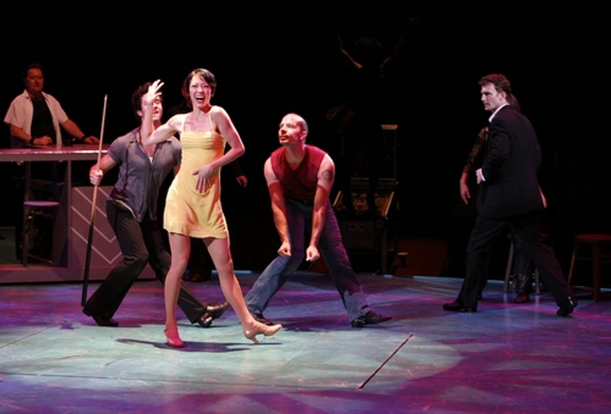 Naomi Hubert with Jarrod Emick and the cast at 