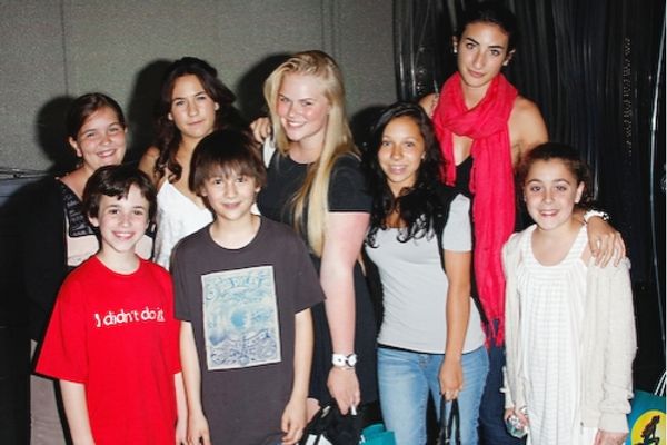 Trevor Braun and Brian D'Addario with Aykroyd friends and family Photo