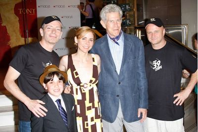 Arnie Burton, Cubby Bernstein,Kerry Butler, Tony Roberts, and Photo