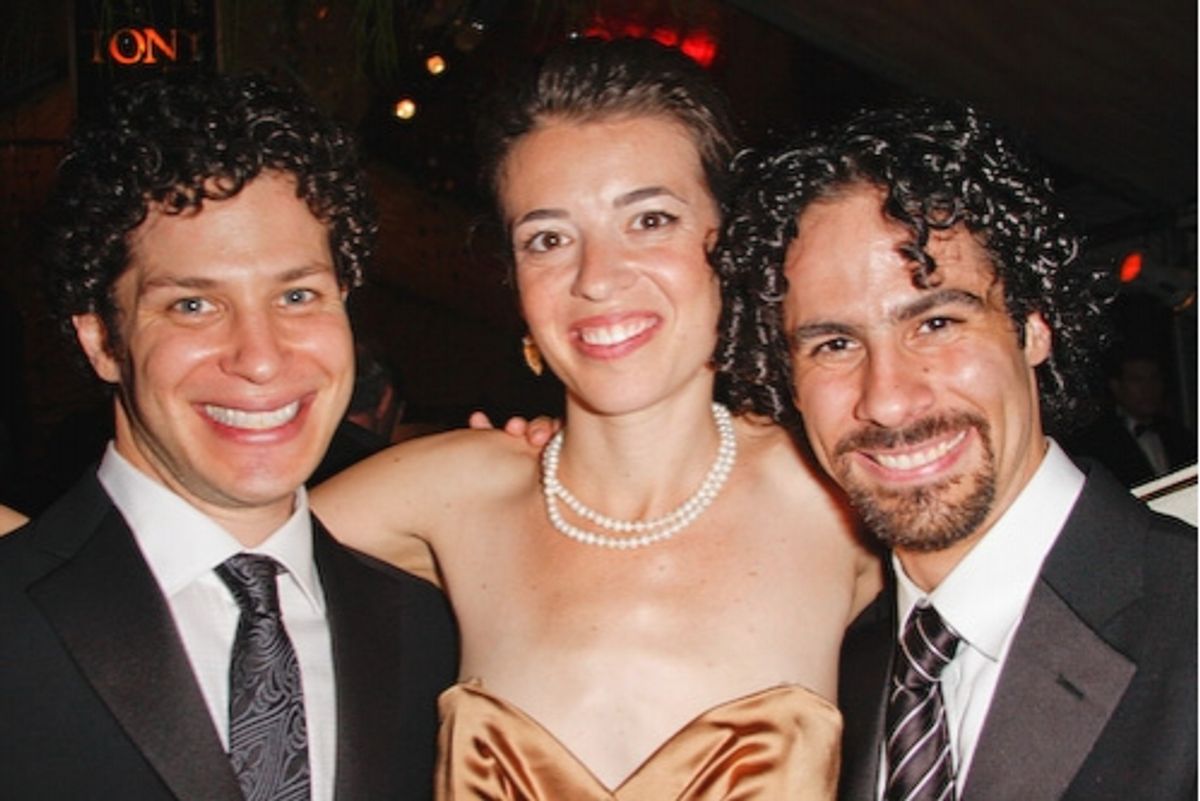 Thomas Kail, Quiara Alegria Hudes, and Alex Lacamoire at 