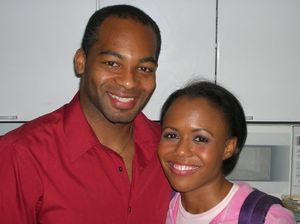 Brandon Victor Dixon and Nikki RenÃ'Â©e Daniels Photo