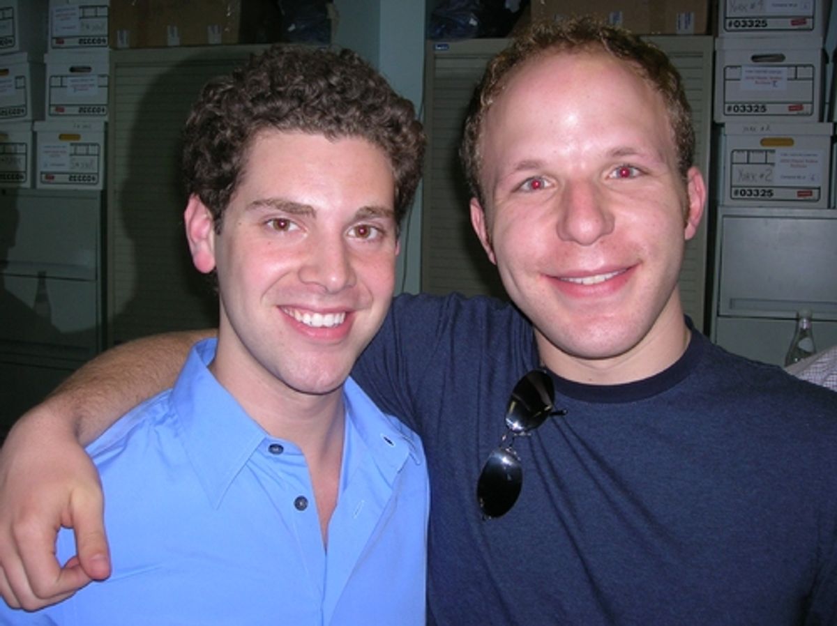 Max Quinlan and Casting Director Geoff Josselson at 