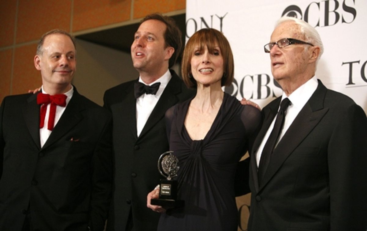 Jeffrey Richards, Jean Doumanian, Steve Traxler, and Jerry Frankel at 