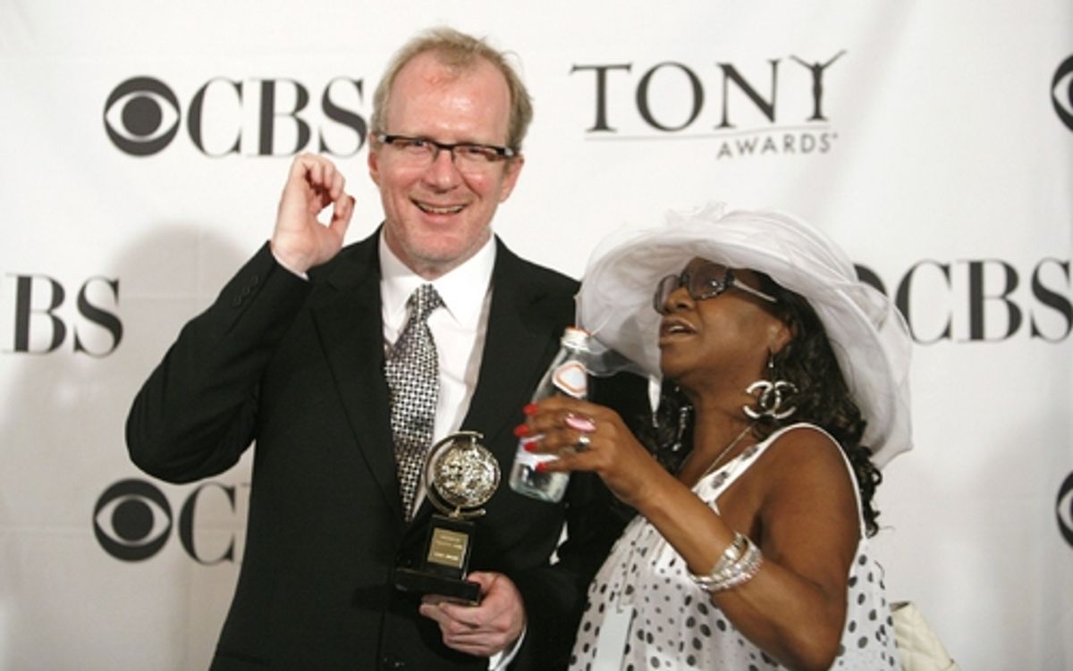 Tracy Letts and Irene Grady at Tony Award Winners In The Press Room!