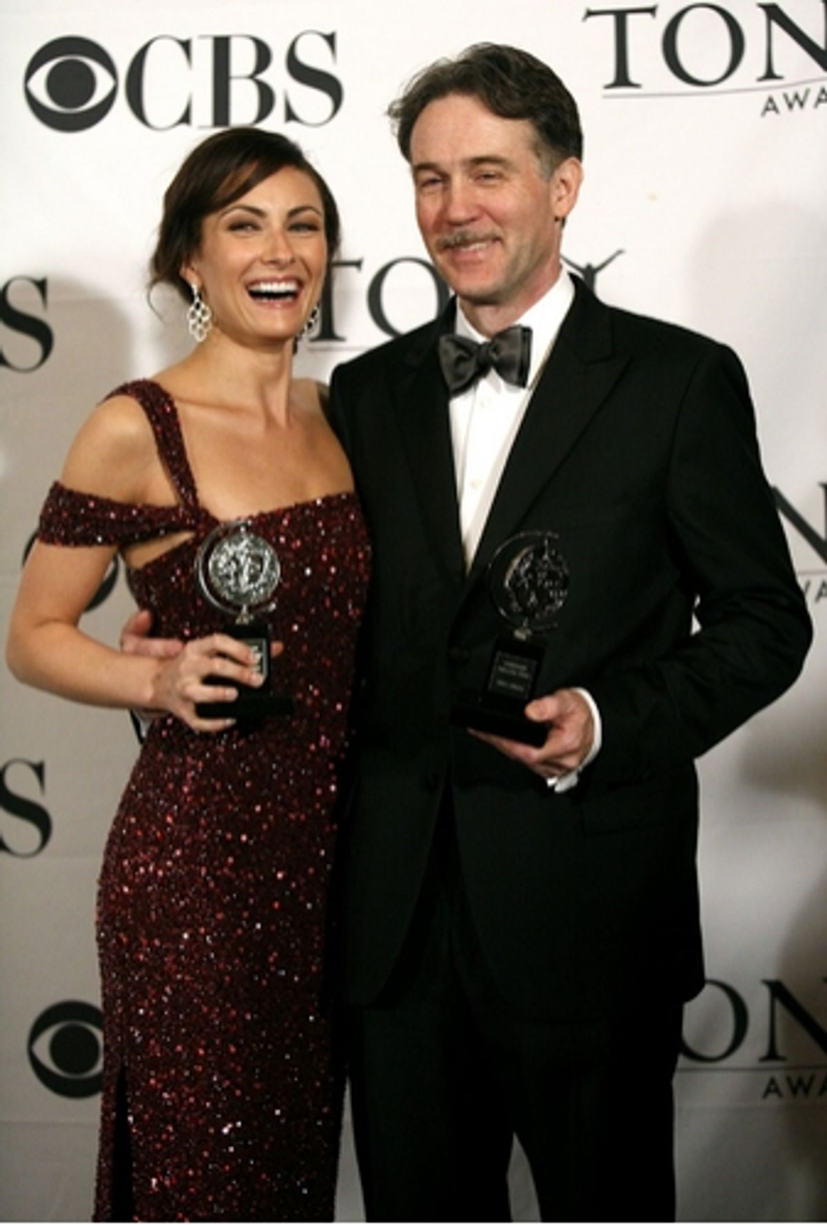 Laura Benanti and Boyd Gaines at Tony Award Winners In The Press Room!