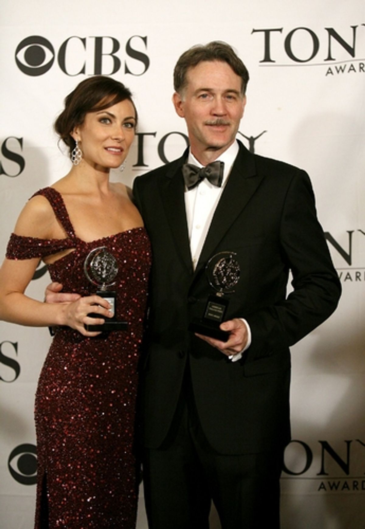Laura Benanti and Boyd Gaines at Tony Award Winners In The Press Room!