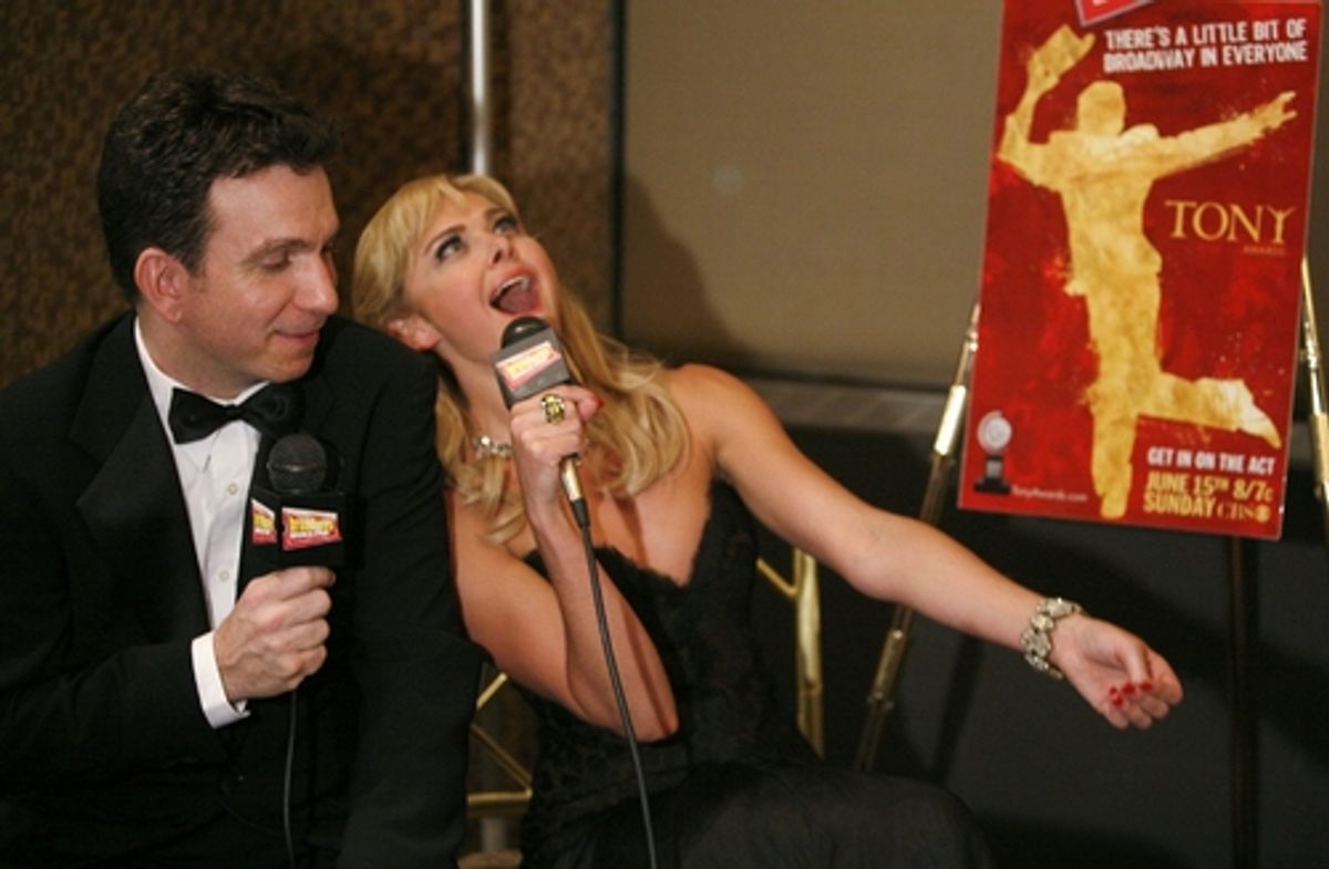 BroadwayWorld's Eddie Varley and Laura Bell Bundy at 