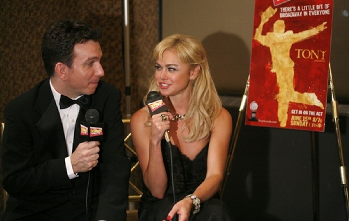 BroadwayWorld's Eddie Varley and Laura Bell Bundy at 