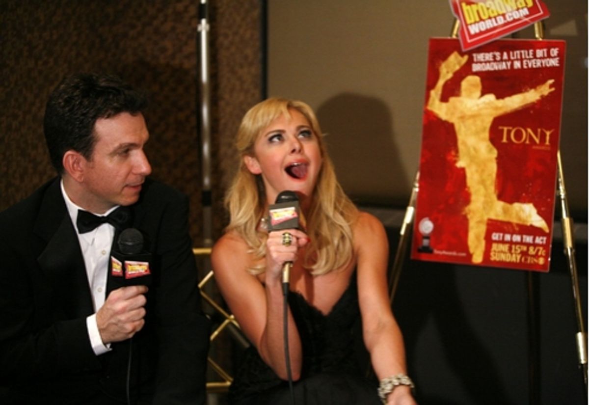BroadwayWorld's Eddie Varley and Laura Bell Bundy at 