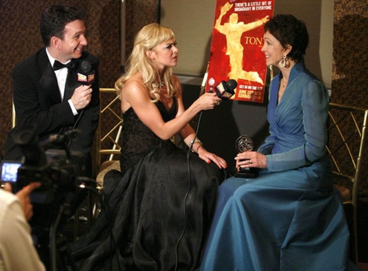 Eddie Varley, Laura Bell Bundy, and Deanna Dunagan at 