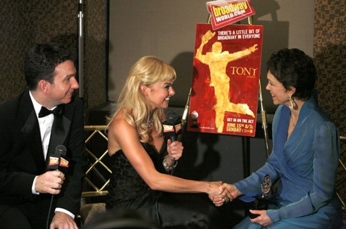 Eddie Varley, Laura Bell Bundy, and Deanna Dunagan at 