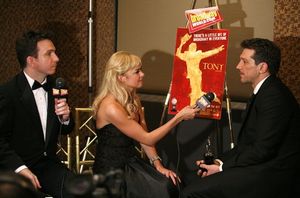 Eddie Varley,Laura Bell Bundy, and Paulo Szot Photo