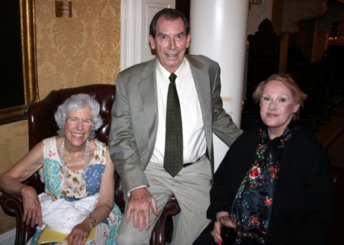 Frances Sternhagen, Richard Easton and Tammy Grimes at Photo Flash:Cause Célèbre 'Recipe for Life'