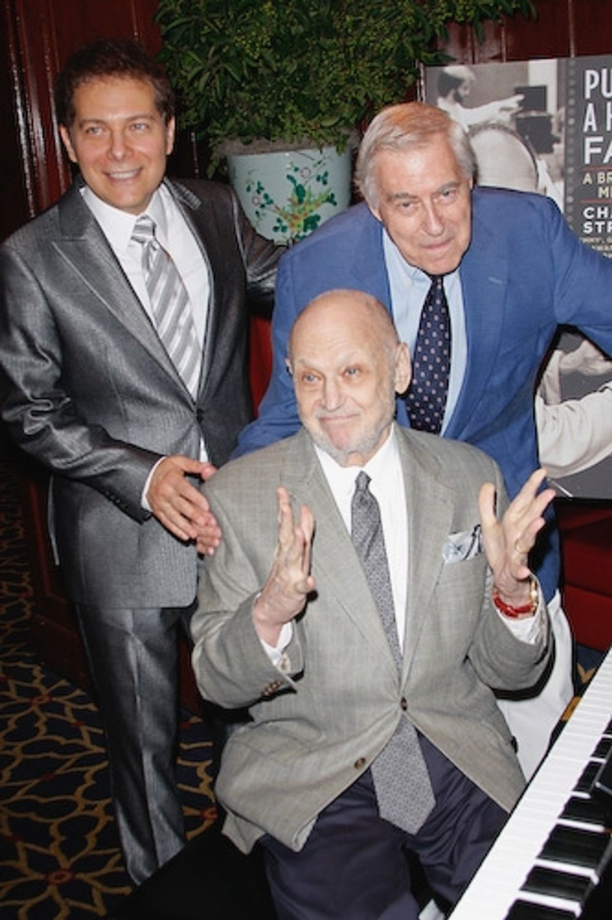 Michael Feinstein, Charles Strouse, Lee Adams at Strouse Celebrates Book Release and 80th Bday!