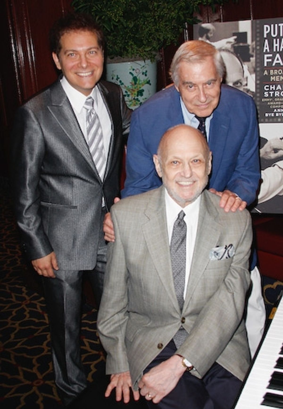 Michael Feinstein, Charles Strouse, Lee Adams at Strouse Celebrates Book Release and 80th Bday!