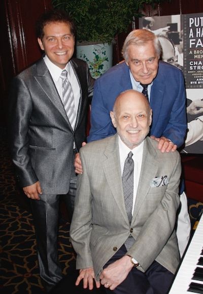 Michael Feinstein, Charles Strouse, Lee Adams Photo
