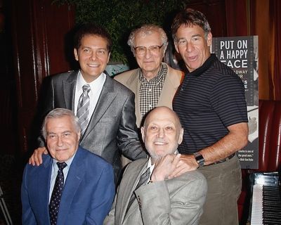 Michael Feinstein, Charles Strouse, Lee Adams, Sheldon Harnick,Stephen Schwartz Photo