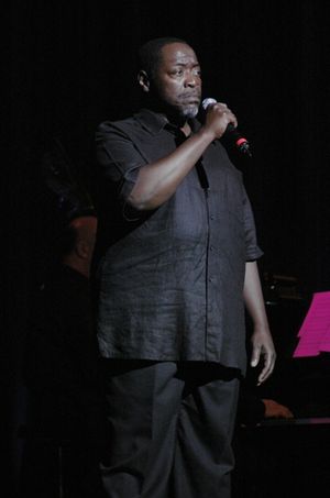 Chuck Cooper starts the show with "Ballad of Sweeney Todd" Photo