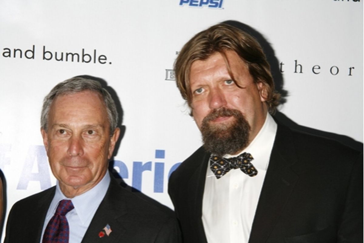 Mayor Michael Bloomberg and Oskar Eustis at 