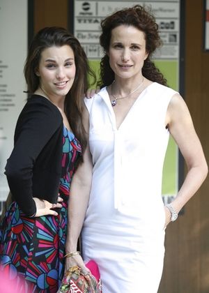 Andie MacDowell and Rainey Qualley @ BroadwayWorld Andie MacDowell and Rainey Qualley Photo