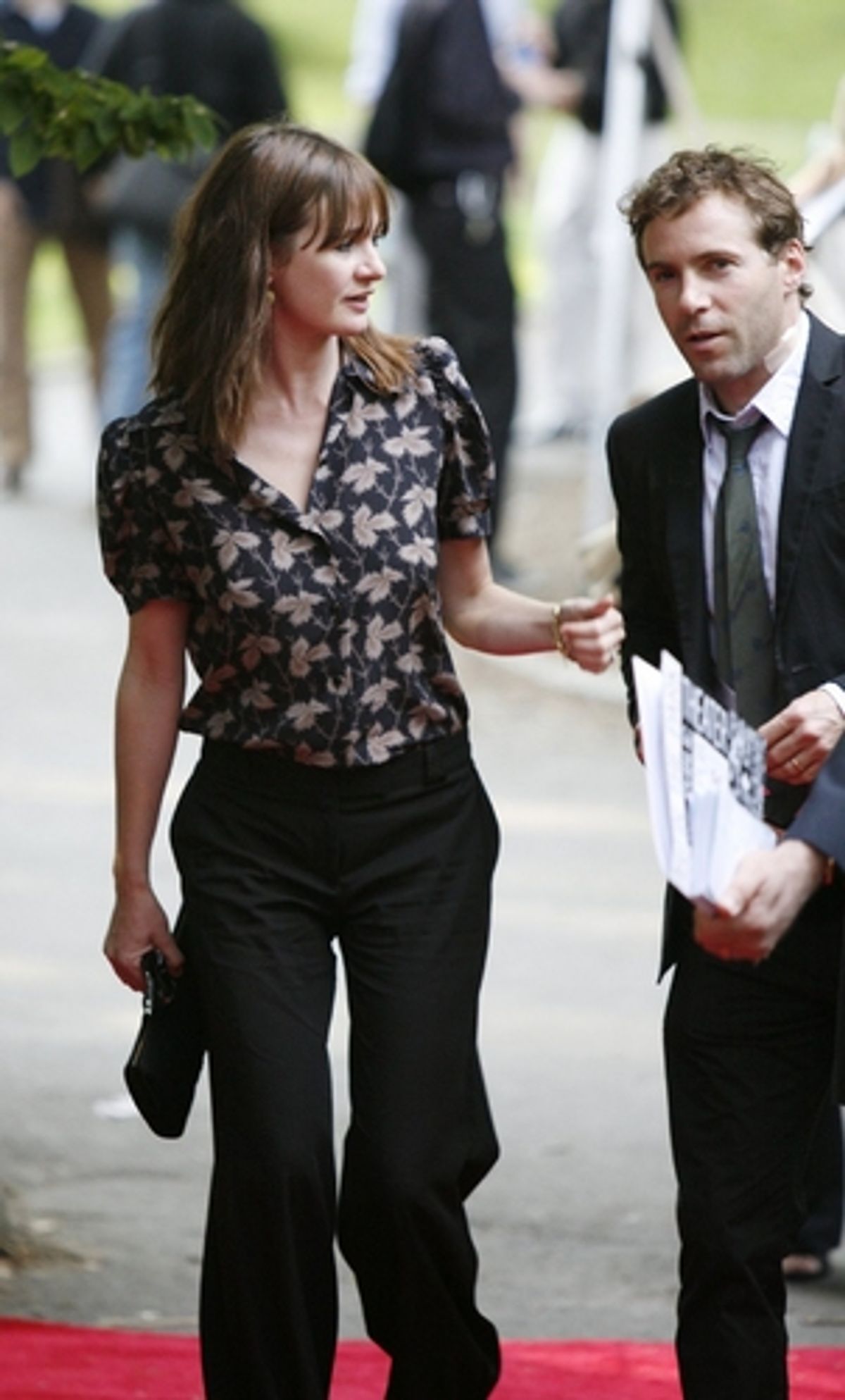 Emily Mortimer and Allesandro Nivola at 