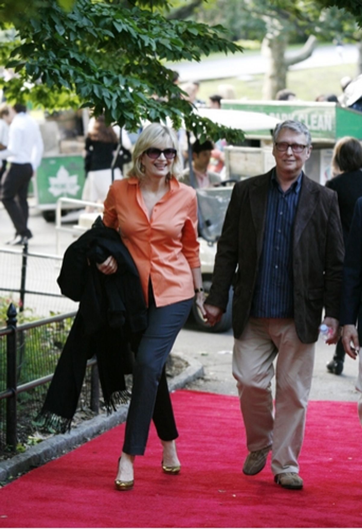 Diane Sawyer and Mike Nichols at 