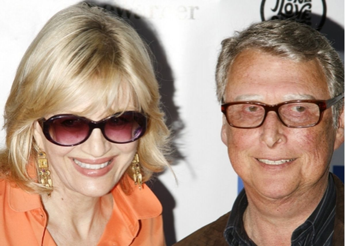 Diane Sawyer and Mike Nichols at 