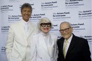 Tommy Tune, Carol Channing with her childhood sweetheart and husband Harry Kullijian Photo