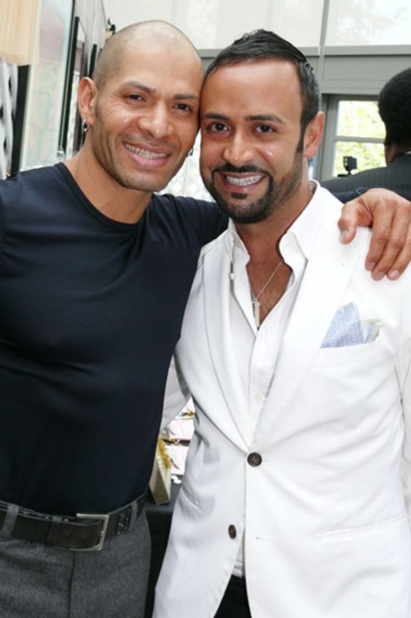Top LA trainer ANTONIO with Project Runway's Nick Verreos Photo