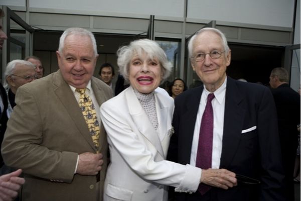 David Moss, Carol Channing and William Schallert Photo