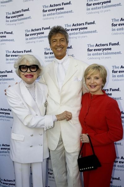 Channing and Tune joined by host Florence Henderson Photo